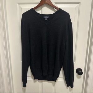 Brooks Brothers 346 Merino Wool V-Neck Sweater Men’s Size Large